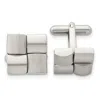 Diamond2deal Stainless Steel Brushed Cufflinks