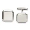 Diamond2deal Stainless Steel Polished Cuff Links