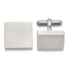Diamond2deal Stainless Steel Polished Square Cuff Links