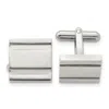 Diamond2deal Stainless Steel Polished Square Cufflinks