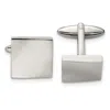 Diamond2deal Stainless Steel Polished Square Cufflinks
