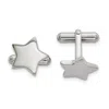Diamond2deal Stainless Steel Polished Star Cufflinks