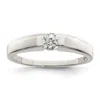Diamond2deal Sterling Silver Cubic Zirconia Ring