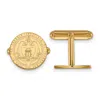 Diamond2deal Sterling Silver Gold-plated Georgia Institute Of Technology Crest Cuff Links