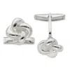 Diamond2deal Sterling Silver Loveknot Cufflinks