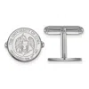 Diamond2deal Sterling Silver Rhodium-plated Iowa Crest Cuff Links