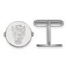 Diamond2deal Sterling Silver Rhodium-plated North Carolina State University Wolf Cuff Links