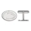 Diamond2deal Sterling Silver Rhodium-plated Penn State University Lion Cuff Links