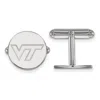 Diamond2deal Sterling Silver Rhodium-plated Virginia Tech V-t Cuff Links