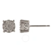 Diamondmuse Diamond Muse 0.25 Cttw 10kt White Gold Prong Set Diamond Stud Earrings For Women In White