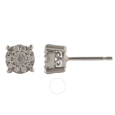 Diamondmuse Diamond Muse 0.25 Cttw 10kt White Gold Prong Set Diamond Stud Earrings For Women