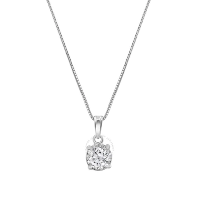 Diamondmuse Diamond Muse 0.30 Cttw 10kt White Gold Diamond Pendant Necklace For Women