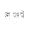 DIAMONDMUSE DIAMOND MUSE 0.50 CTTW 14KT WHITE GOLD SOLITAIRE DIAMOND STUD EARRINGS FOR WOMEN