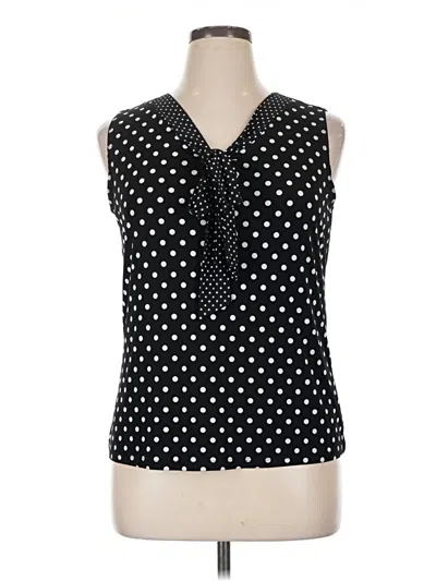 Pre-owned Diana Belle Sleeveless Blouse In Black
