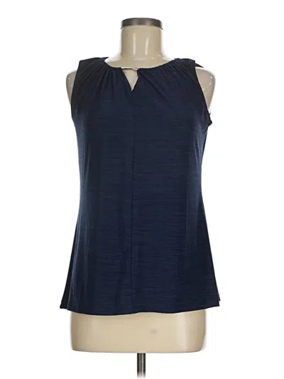 Pre-owned Diana Belle Sleeveless Blouse In Blue