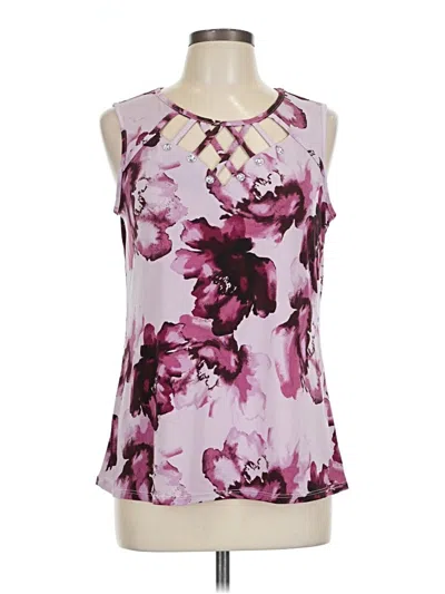 Pre-owned Diana Belle Sleeveless Blouse In Pink