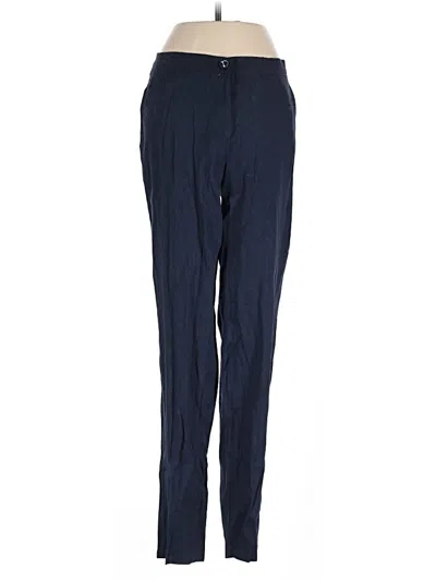 Pre-owned Diana Gallesi Dress Pants In Blue