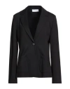Diana Gallesi Woman Blazer Black Size 10 Viscose, Polyamide, Elastane