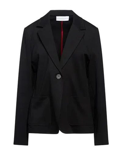 Diana Gallesi Woman Blazer Black Size 10 Viscose, Polyamide, Elastane
