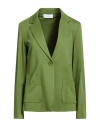 Diana Gallesi Woman Blazer Green Size 10 Viscose, Polyamide, Elastane In Green