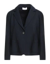 Diana Gallesi Woman Blazer Midnight Blue Size 10 Viscose, Polyamide, Elastane