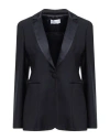 Diana Gallesi Woman Blazer Midnight Blue Size 8 Polyester In Blue