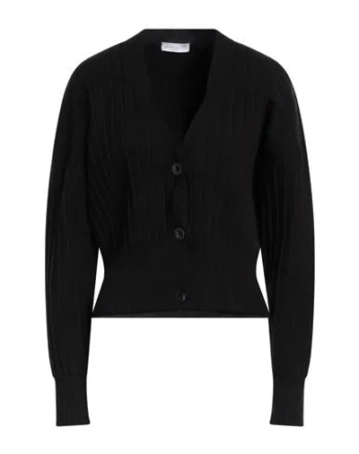 Diana Gallesi Woman Cardigan Black Size Xl Viscose, Polyamide, Polyester