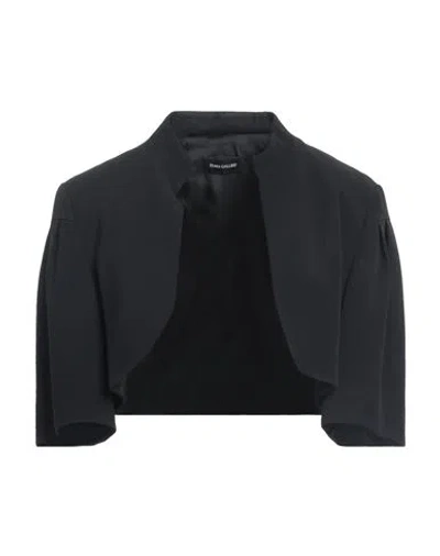 Diana Gallesi Woman Jacket Black Size 12 Acetate, Viscose