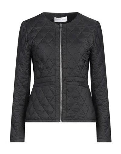 Diana Gallesi Woman Jacket Black Size 12 Polyamide, Polyester, Elastane