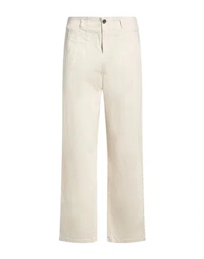 Diana Gallesi Woman Jeans Cream Size 4 Cotton, Elastomultiester, Elastane In Neutral