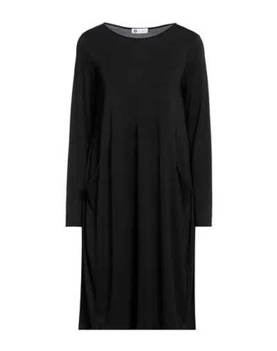 Diana Gallesi Woman Midi Dress Black Size 14 Polyester