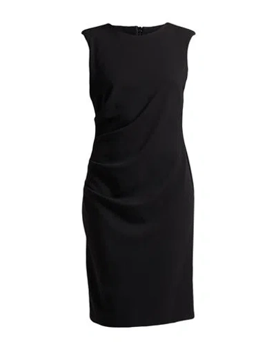 Diana Gallesi Woman Midi Dress Black Size 8 Polyester, Elastane
