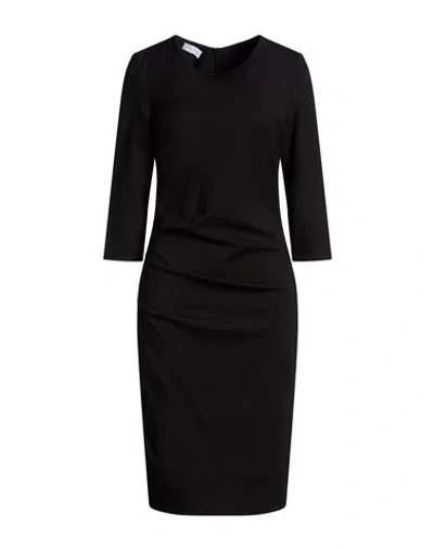 Diana Gallesi Woman Midi Dress Black Size 8 Viscose, Polyamide, Elastane