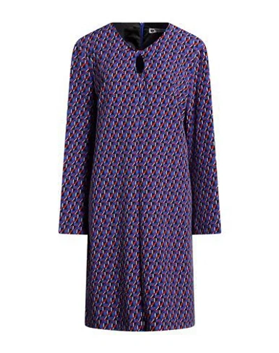 Diana Gallesi Woman Midi Dress Blue Size 14 Polyester, Elastane