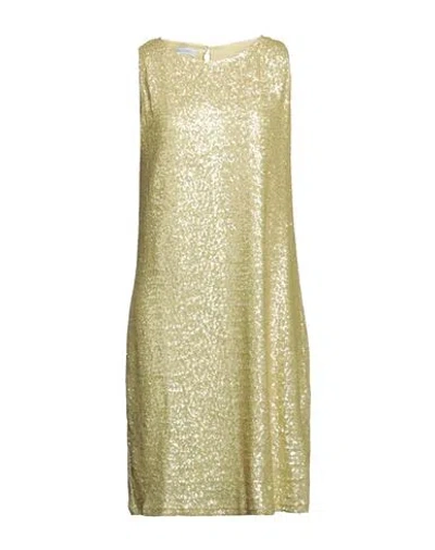 Diana Gallesi Woman Midi Dress Light Green Size 4 Polyester, Elastane