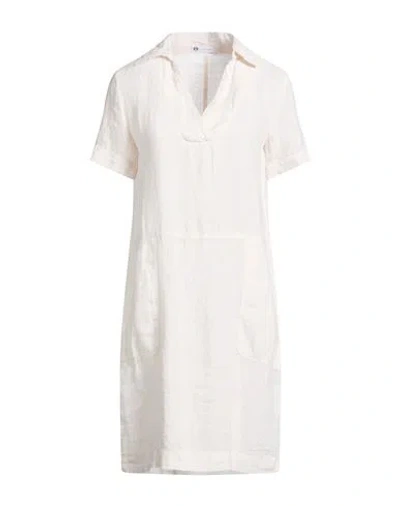 Diana Gallesi Woman Midi Dress White Size 6 Linen