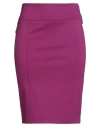 Diana Gallesi Woman Midi Skirt Mauve Size 10 Viscose, Polyamide, Elastane In Purple