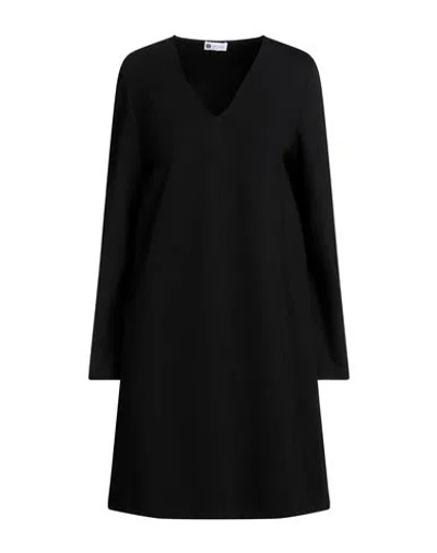 Diana Gallesi Woman Mini Dress Black Size 10 Viscose, Polyamide, Elastane