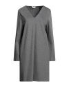 Diana Gallesi Woman Mini Dress Grey Size 8 Viscose, Polyamide, Elastane In Grey