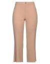 Diana Gallesi Woman Pants Camel Size 14 Polyester, Viscose, Wool, Elastane