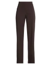 Diana Gallesi Woman Pants Chocolate Brown Size 6 Polyester