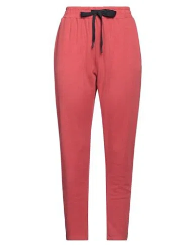 Diana Gallesi Woman Pants Coral Size 12 Cotton, Modal, Polyamide
