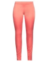 Diana Gallesi Woman Pants Coral Size 6 Viscose, Polyester, Elastane In Red