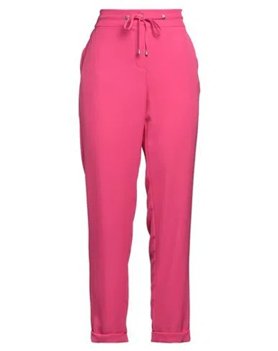 Diana Gallesi Woman Pants Fuchsia Size 10 Polyester, Elastane In Pink
