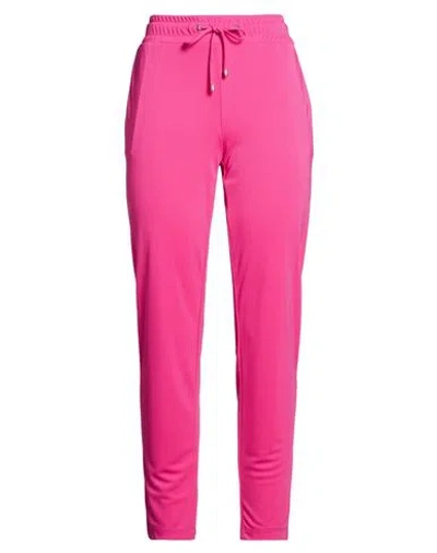 Diana Gallesi Woman Pants Fuchsia Size 8 Polyester In Pink