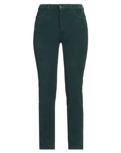 Diana Gallesi Woman Pants Green Size 4 Cotton, Elastane