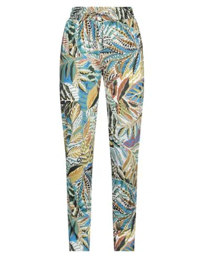 Diana Gallesi Woman Pants Green Size 6 Polyester, Elastane