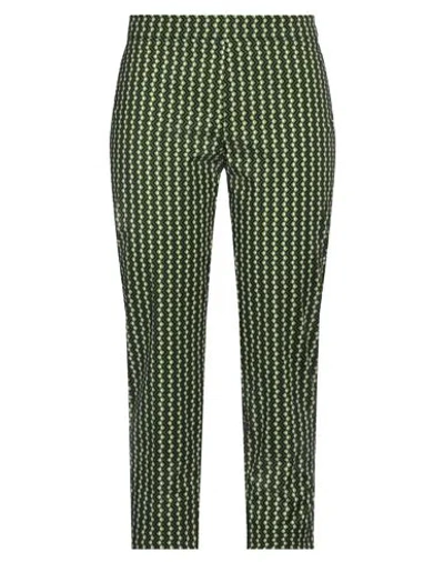 Diana Gallesi Woman Pants Green Size 8 Cotton, Elastane