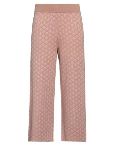 Diana Gallesi Woman Pants Light Brown Size M Viscose, Polyester, Polyamide