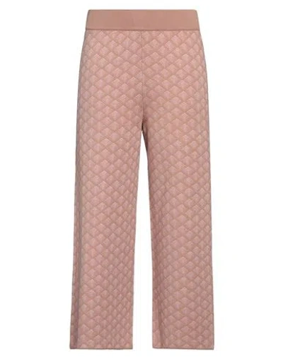 Diana Gallesi Woman Pants Light Brown Size S Viscose, Polyester, Polyamide